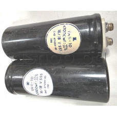 47000uF/16-18V,Електролитен кондензатор радиален,Тип KEA-II-10,d46x113/123mm ,-25..+85°C,с болтчета M5 на изводите