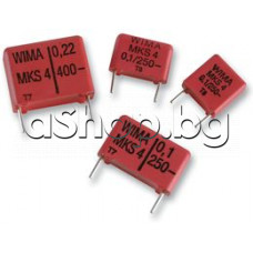 470nF/250V=/160~,±10%,Кондензатор полиестерен радиален тип MKS4,RM=10mm,Wima MKS4F034703G00KSSD 470nF/250V=/160~,±10%,Кондензатор полиестерен радиален тип MKS4,RM=10mm,Wima MKS4F034703G00KSSD