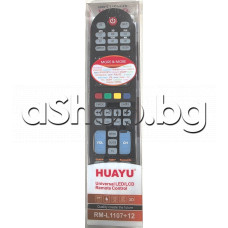 ДУ-универсално за LCD телевизор с меню+настройка +ТХТ+DVD+VCR,Sharp,Sony,Panasonic,Hitachi,Toshiba,Philips,LG,Samsung,Hisense,Blaupunkt