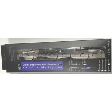Терморегулируем поялник,220VAC/80W, 180-480°C/±4°C,LCD дисплей ,180g с черна дръжка и кабел с шуко ,936H