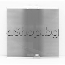 Стъкло 500x500 mm профилно над купата за плодове от хладилник , LG GBB72PZEFN,GW-B509NLEF.APZQEUR