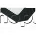 Вътрешно стъкло xx  mm за врата- фурна на готварска печка,Gorenje BO3CO4N02-1/BO6717E03X(738002/02)