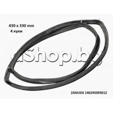 Уплътнение-алтернативно 430x330mm с 4-кукички за врата на фурна готварска печка,Electrolux KODEC75X,AEG BCK455350M