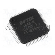 IC ,Converter IC RS232/RS422 USB/Seriell Interface,64-LQFP ,FTDI FT4232HL-REEL