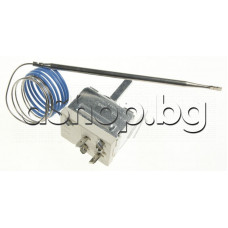 Терморегулатор 50-280°C за фурна на печка 16A/250VAC,2-изв.x6.35mm,апиляр -850mm ,d3.4x130mm +осезател,Indesit FB21A.2IX/HA Терморегулатор 50-280°C за фурна на печка 16A/250VAC,2-изв.x6.35mm,апиляр -850mm ,d3.4x130mm +осезател,Indesit FB21A.2IX/HA
