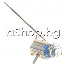 Терморегулатор 50-280°C за фурна на печка 16A/250VAC,2-изв.x6.35mm,апиляр -850mm ,d3.4x130mm +осезател,Indesit FB21A.2IX/HA Терморегулатор 50-280°C за фурна на печка 16A/250VAC,2-изв.x6.35mm,апиляр -850mm ,d3.4x130mm +осезател,Indesit FB21A.2IX/HA