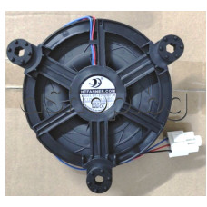 Вентилатор 125mm, пластмасов 12VDC/0.22A rpm, dBA 2.65W с плъзгащ лагер HTFANNER -HT-12030D12M, Kuppersberg NOFF-19565C