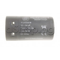 53-64uF/250VAC/50/60Hz,d36.5x68.5mm, MKP-пусков кондензатор за хладилен компресор ,Ducati 412802418