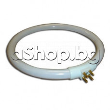 Луминисцентна лампа кръгла T4/12W d136/112x24mm,цокъл 4-pin,7000k coollight,Various
