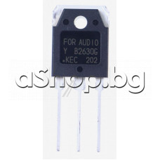 Si-P ,Darlington NF/S-L,160V,10A,100W,50MHz,TO-247S, KEC KTB2630G ,code: B2630G Si-P ,Darlington NF/S-L,160V,10A,100W,50MHz,TO-247S, KEC KTB2630G ,code: B2630G
